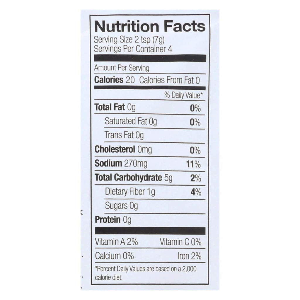 Simply Organic Fajita Seasoning Mix, 1 oz, Case of 12 Q36655
