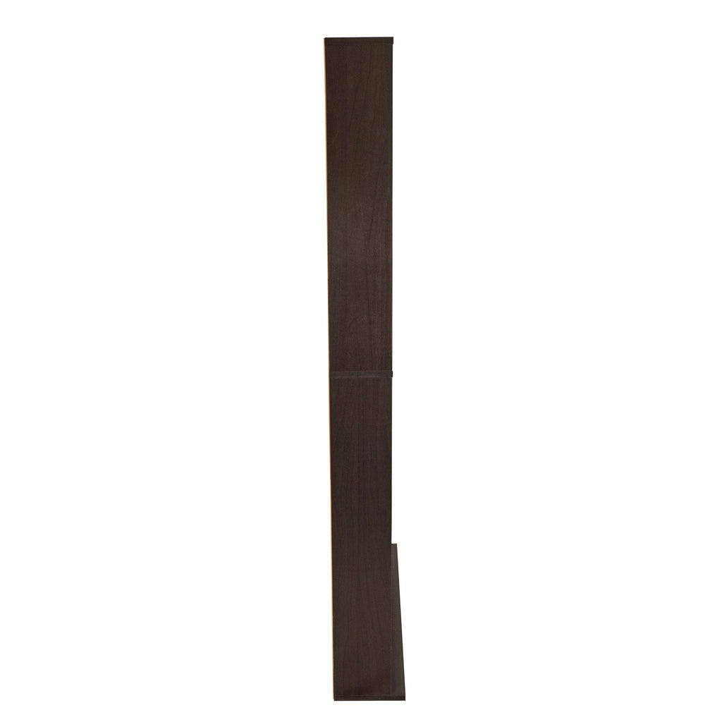 Atlantic Oskar Adjustable Wood Media Storage Bookcase, Espresso Q34005