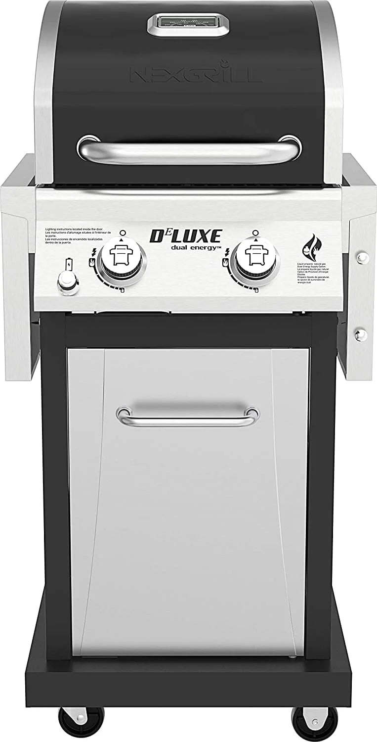 Nexgrill Deluxe 2-Burner Propane Gas Grill with Foldable Shelves L452