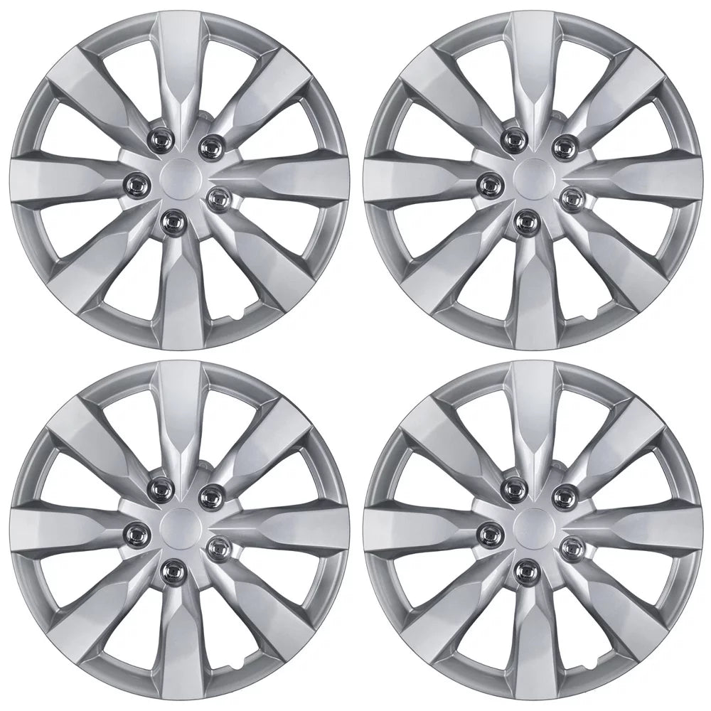 BDK Premium Hubcaps 16" Wheel Rim Cover Snap On Replacement Set I51034