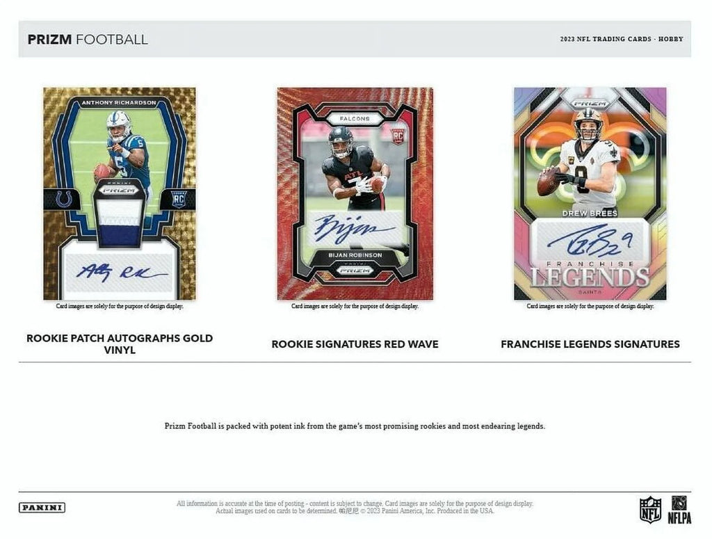 2023 Panini Prizm Football Hobby Box X948