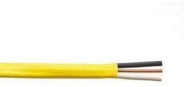 12/2 NM-B, Non-Metallic, Sheathed Cable, Residential Indoor Wire, Equivalent to Romex (50FT Cut)