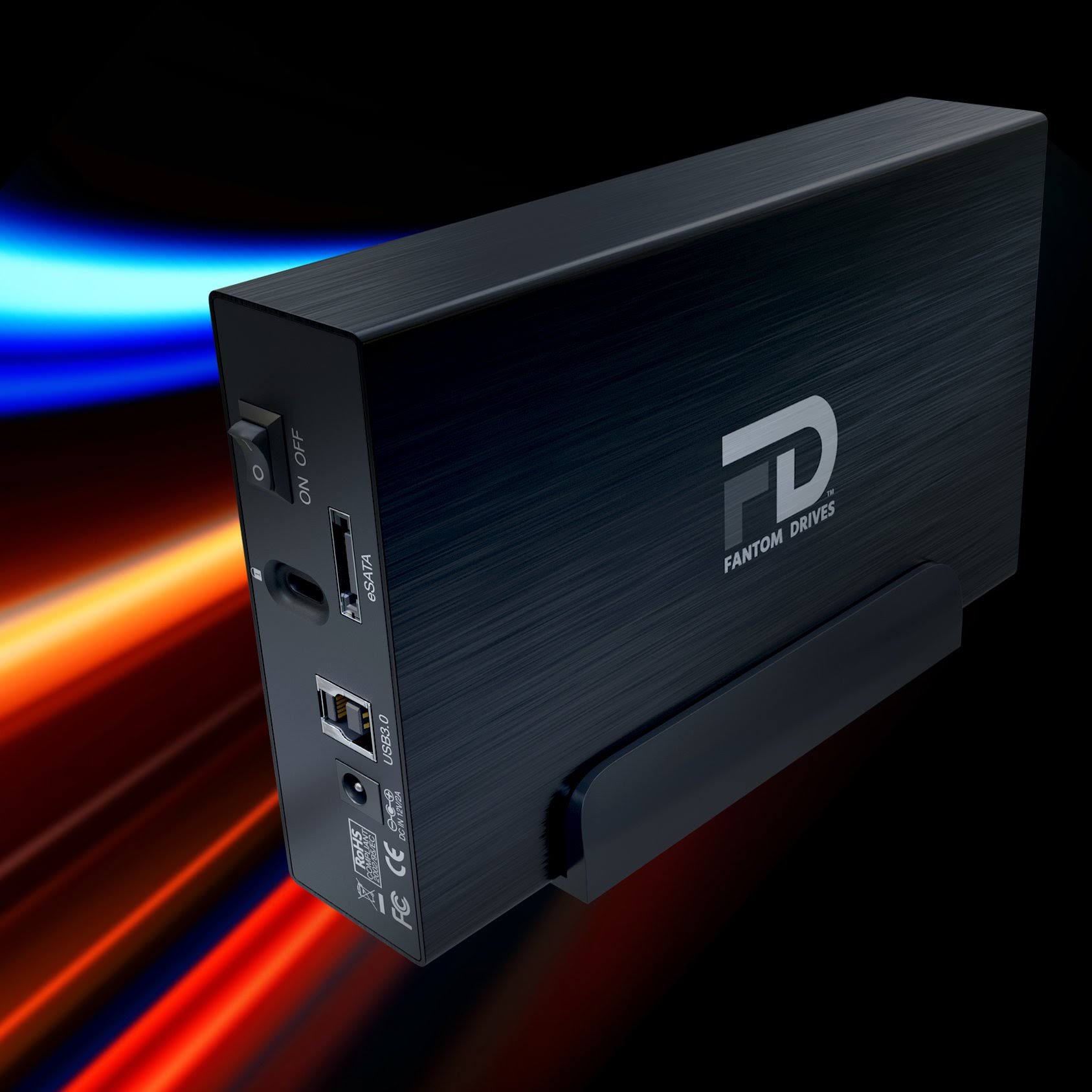 Fantom Drives 3TB 7200RPM USB 3.0 Aluminum External Hard Drive R855884