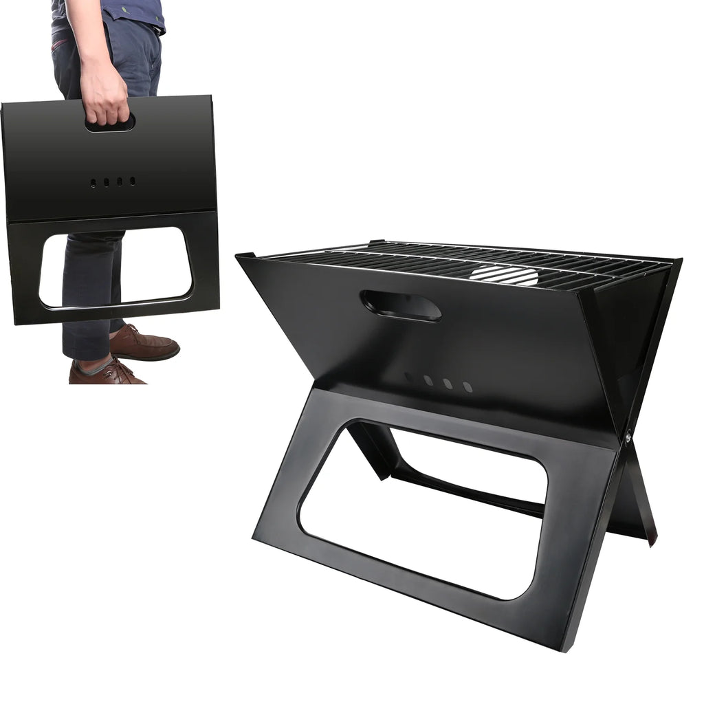 iMounTEK Portable Foldable Charcoal BBQ Grill for Outdoor Camping H73194