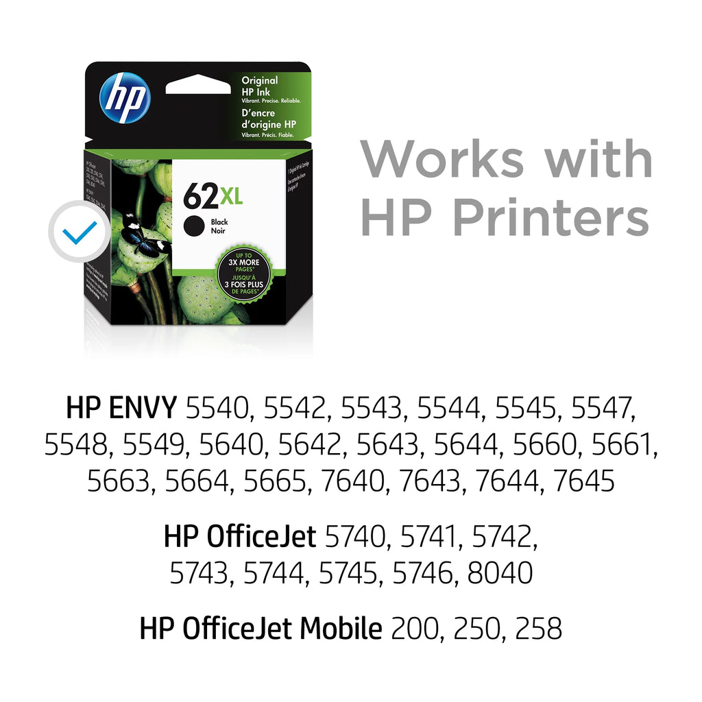 HP 62XL Black Original Ink Cartridge U151