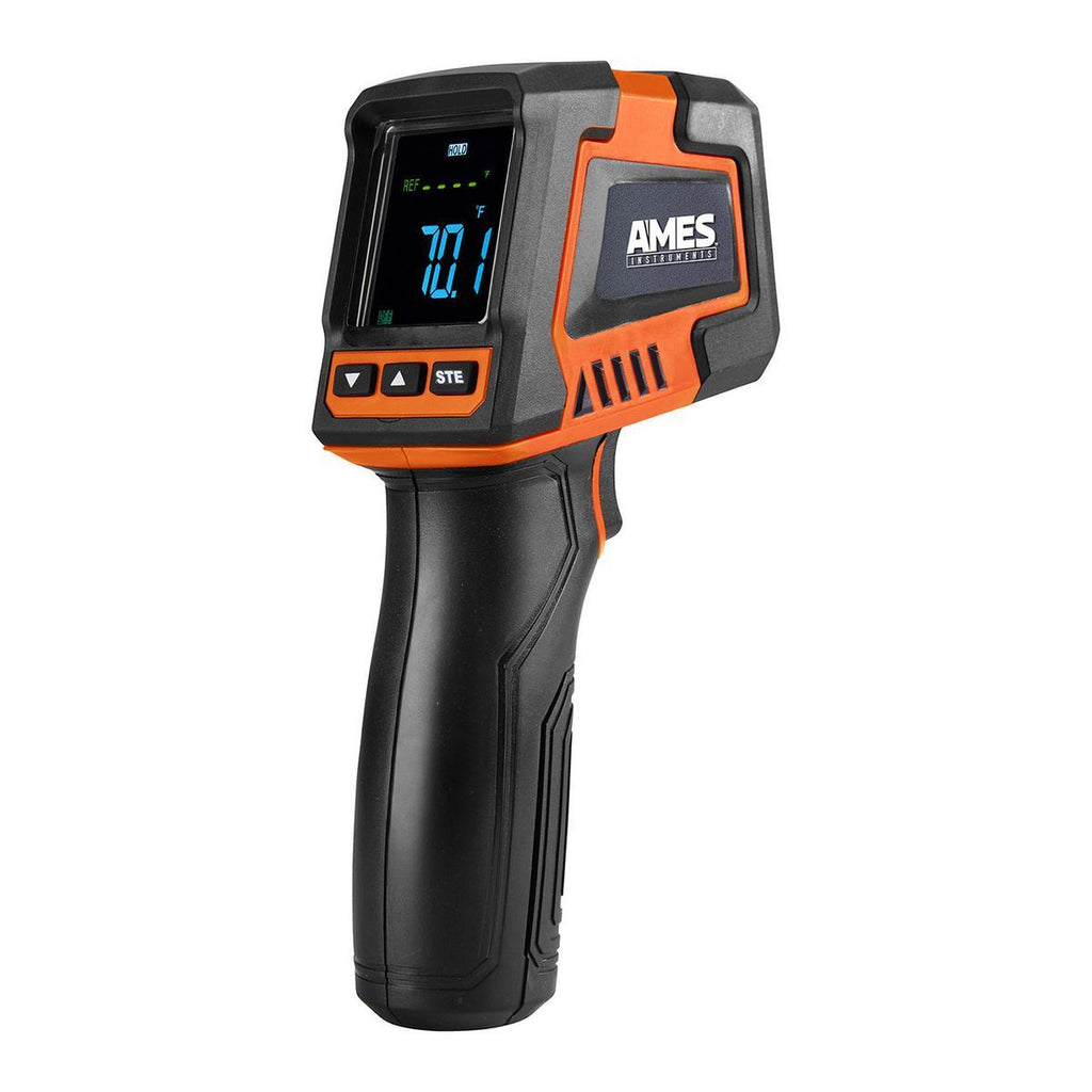 AMES INSTRUMENTS 20:1 Infrared Laser Thermometer with Color Alarms H2615