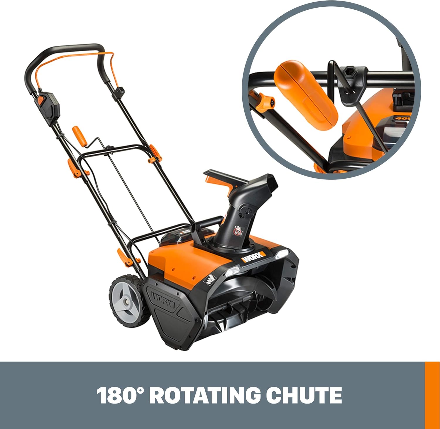Worx 40V 20" Cordless Snow Blower with Brushless Motor - WG471 Q613
