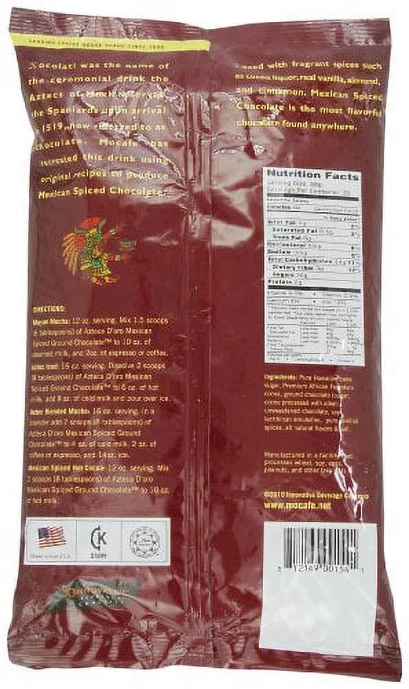 Mocafe Azteca D'oro 1519 Mexican Spiced Ground Chocolate, 3-Pound Bag D2565