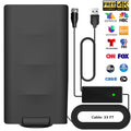 2024 Outdoor Indoor Digital TV Antenna 200+ Miles Long Range with Built-in Amplifier,33FT Long Coax Cable HDTV Antenna for All Television, for Local Channels 4K HD 1080P VHF UHF