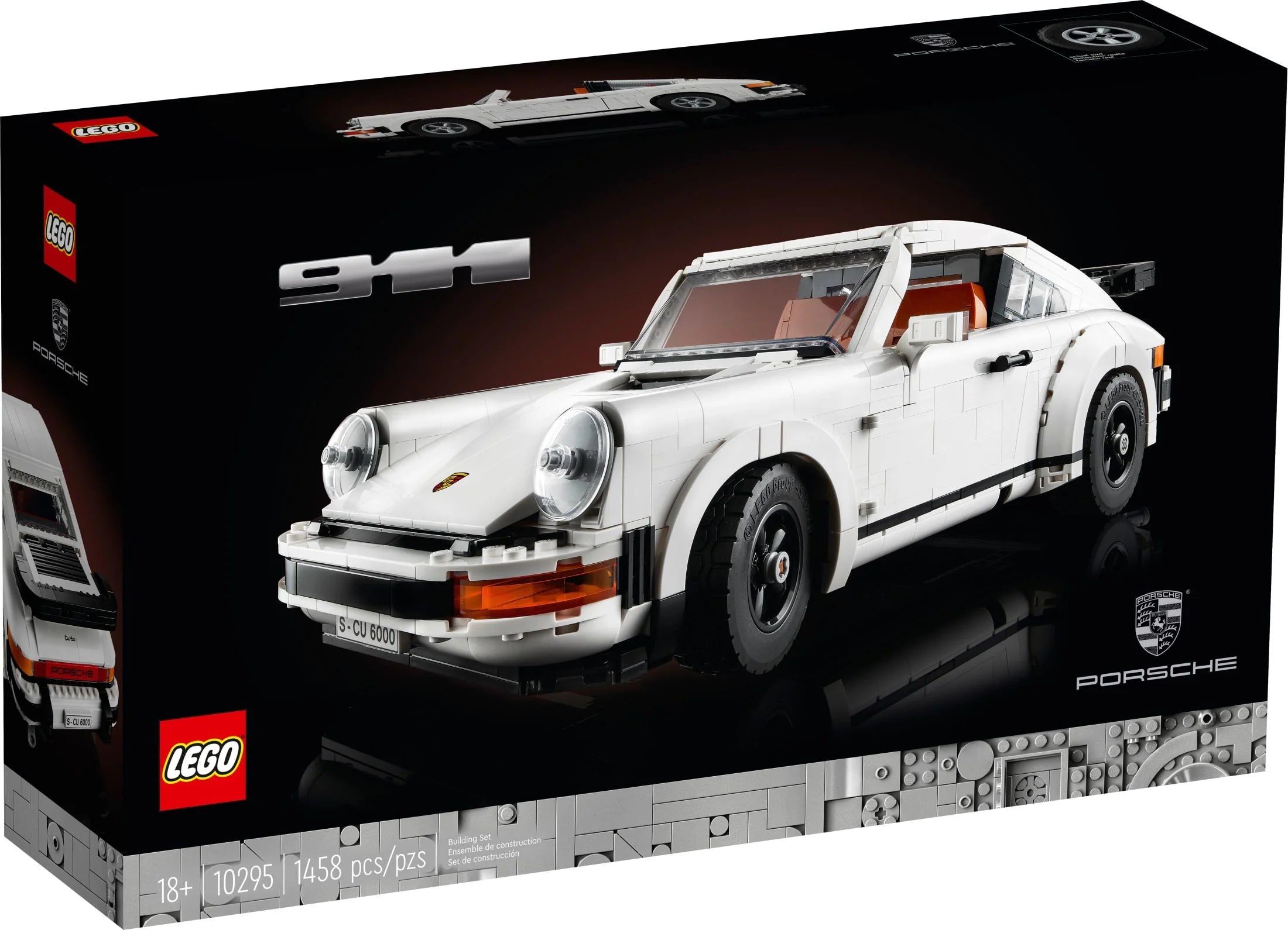 LEGO Icons Porsche 911 10295 Building Kit, 2in1 Turbo Targa Model Car Set R102