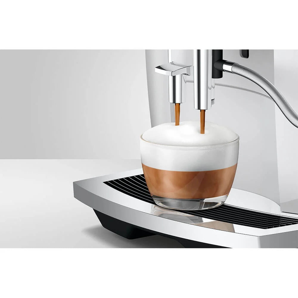 Jura 15559 E6 Automatic Espresso Machine, Piano White T131