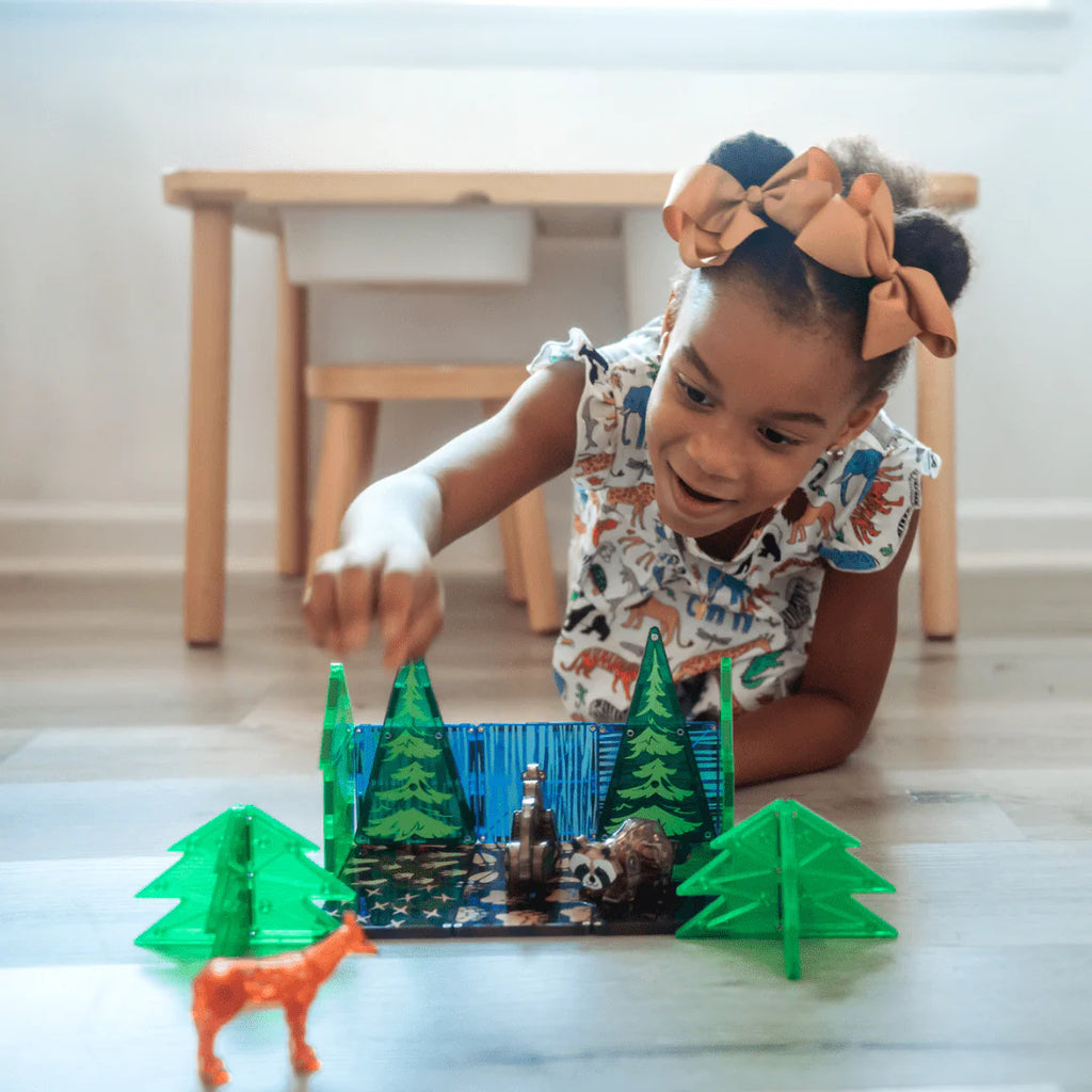 MAGNA-TILES Forest Animals 25-Piece Magnetic Construction Set R24860
