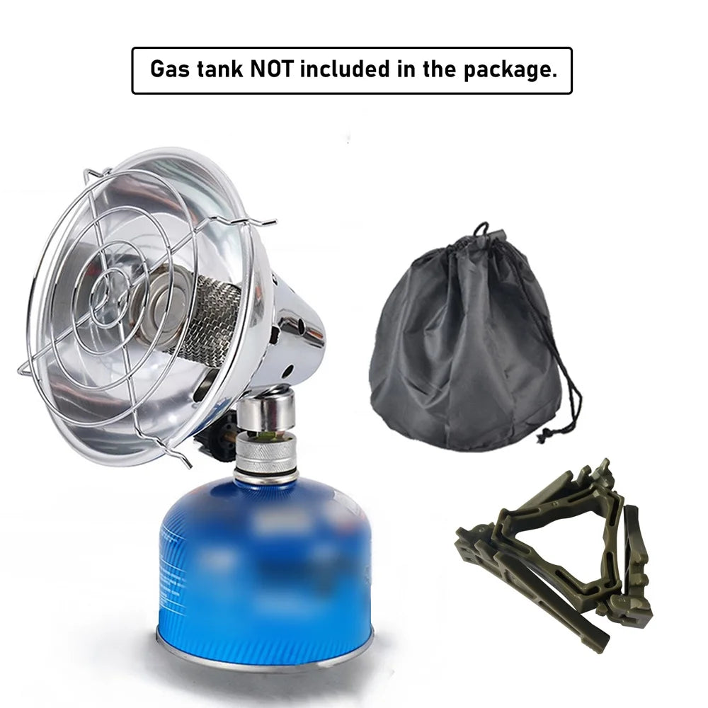 Walmeck Mini Gas Heater Portable Tent Heater with Storage Bag Z723662