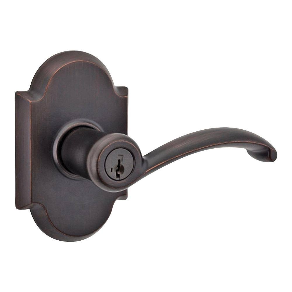 Kwikset 7340318 Austin Entry Lever Venetian Bronze