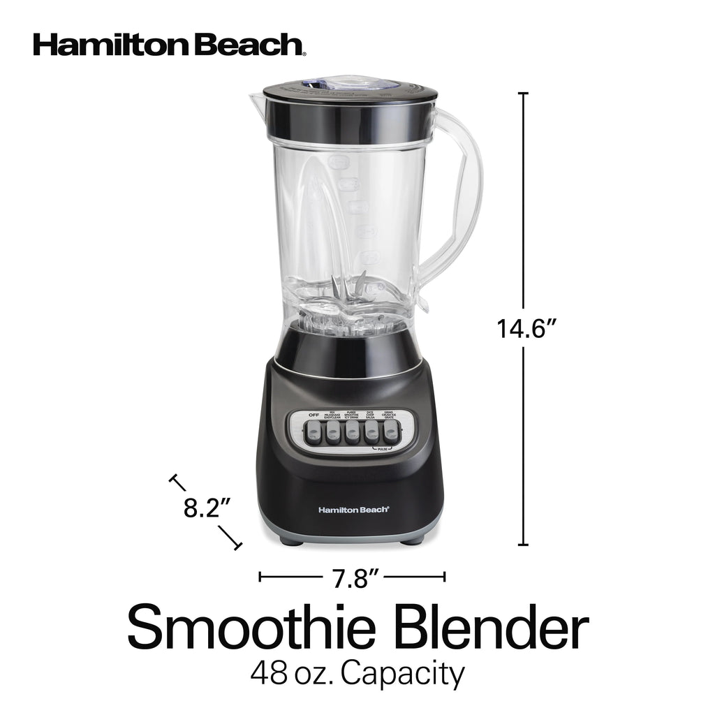 Hamilton Beach Smoothie Blender 48 oz Black N224