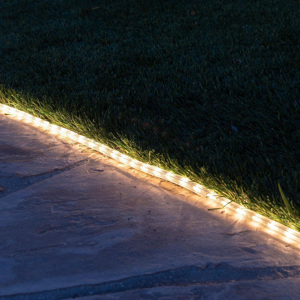 LUMINAR OUTDOOR 18 ft. LED Linkable Rope Light, Warm White Q472907