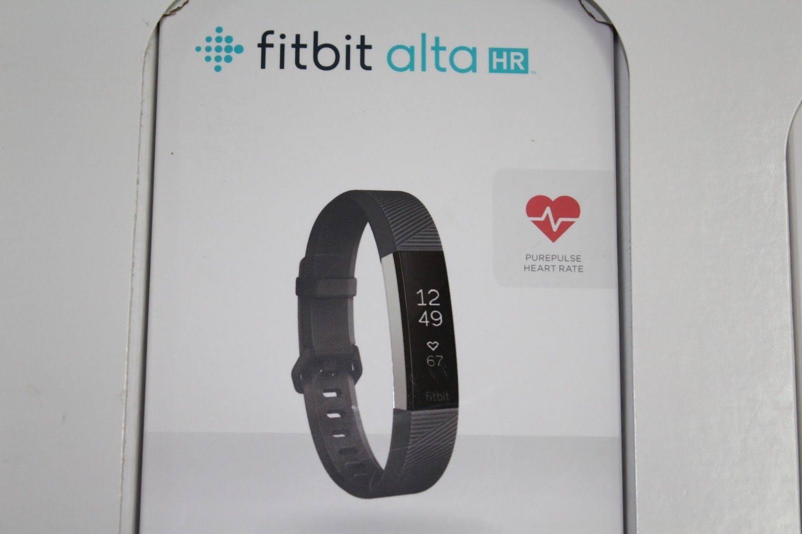 Fitbit Alta HR Activity Tracker with Heart Rate Monitor, Small, Black/Stainless Steel R295