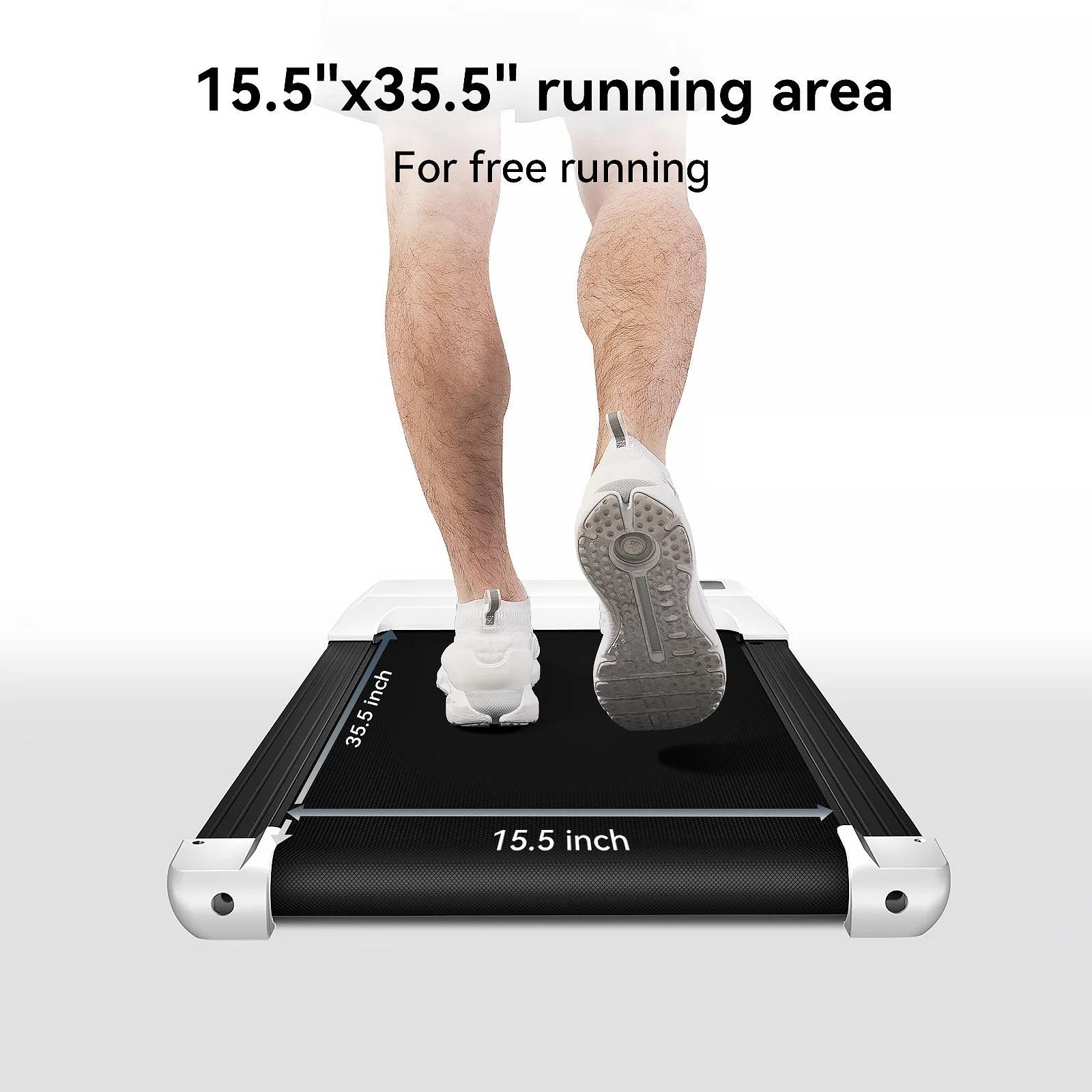 Dpforest Walking Pad 2 in 1 Under Desk Treadmill with Remote Control D6097