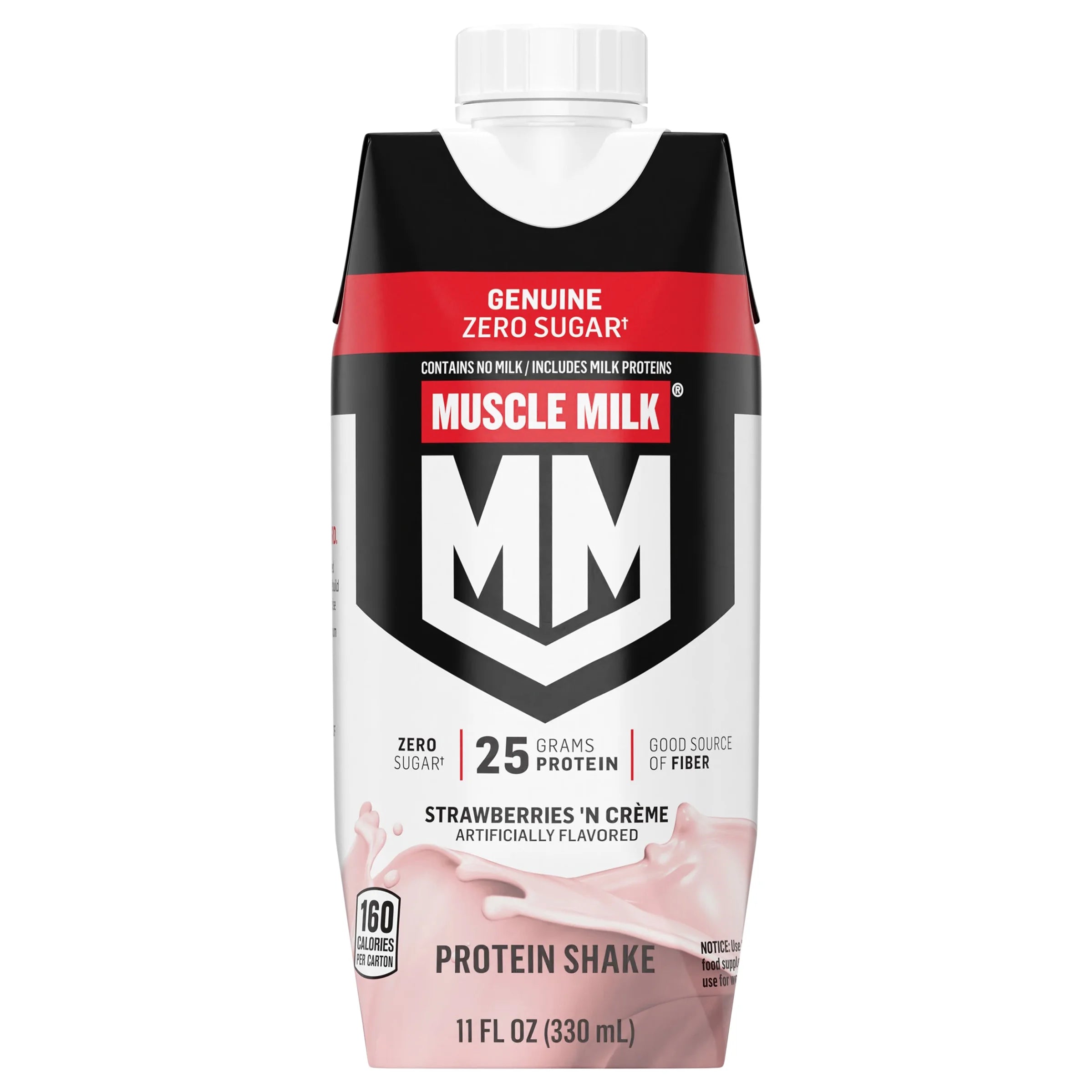 Muscle Milk Genuine Non-Dairy Protein Shake, Chocolate, 11 fl oz, 18 Pack D929