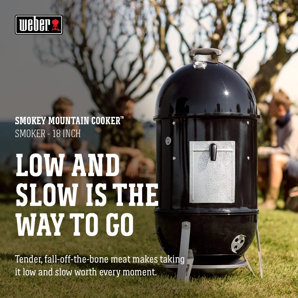 Weber 18 Smokey Mountain Cooker Smoker C59713