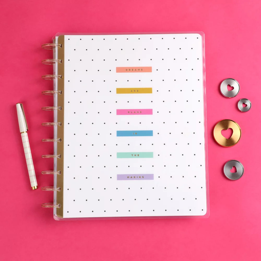 Happy Planner 18-Month Planner July 2023 - Dec 2024, Monthly Layout, 8.5" x 11" Q2830