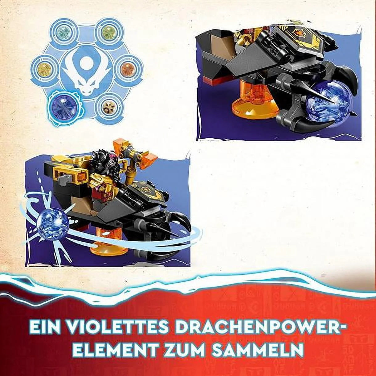 LEGO Ninjago Heatwave Transforming Lava Dragon 71793 W143133