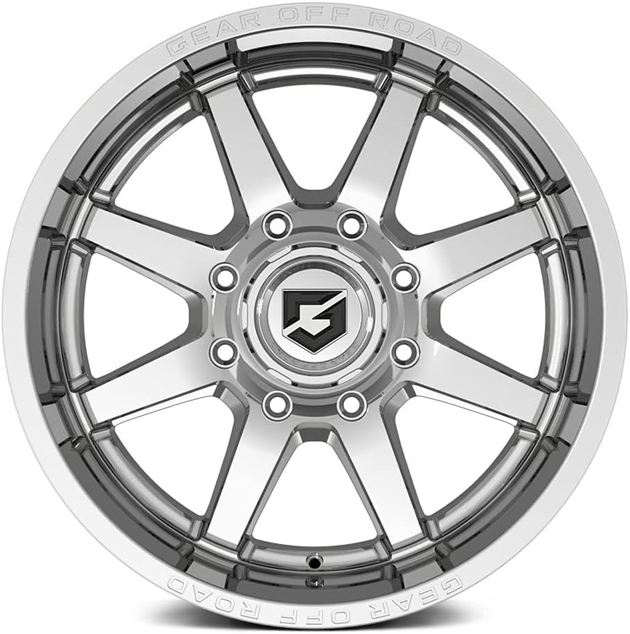 Gear Off Road 762C Pivot 20x10 5x5 -19mm Chrome Wheel Rim Q445