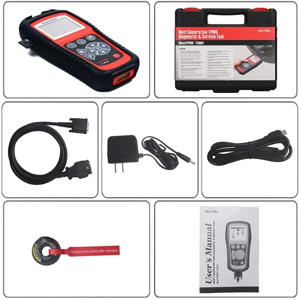Autel MaxiTPMS TS601 Wireless TPMS Relearn Tool with OBDII Code Reader X39919