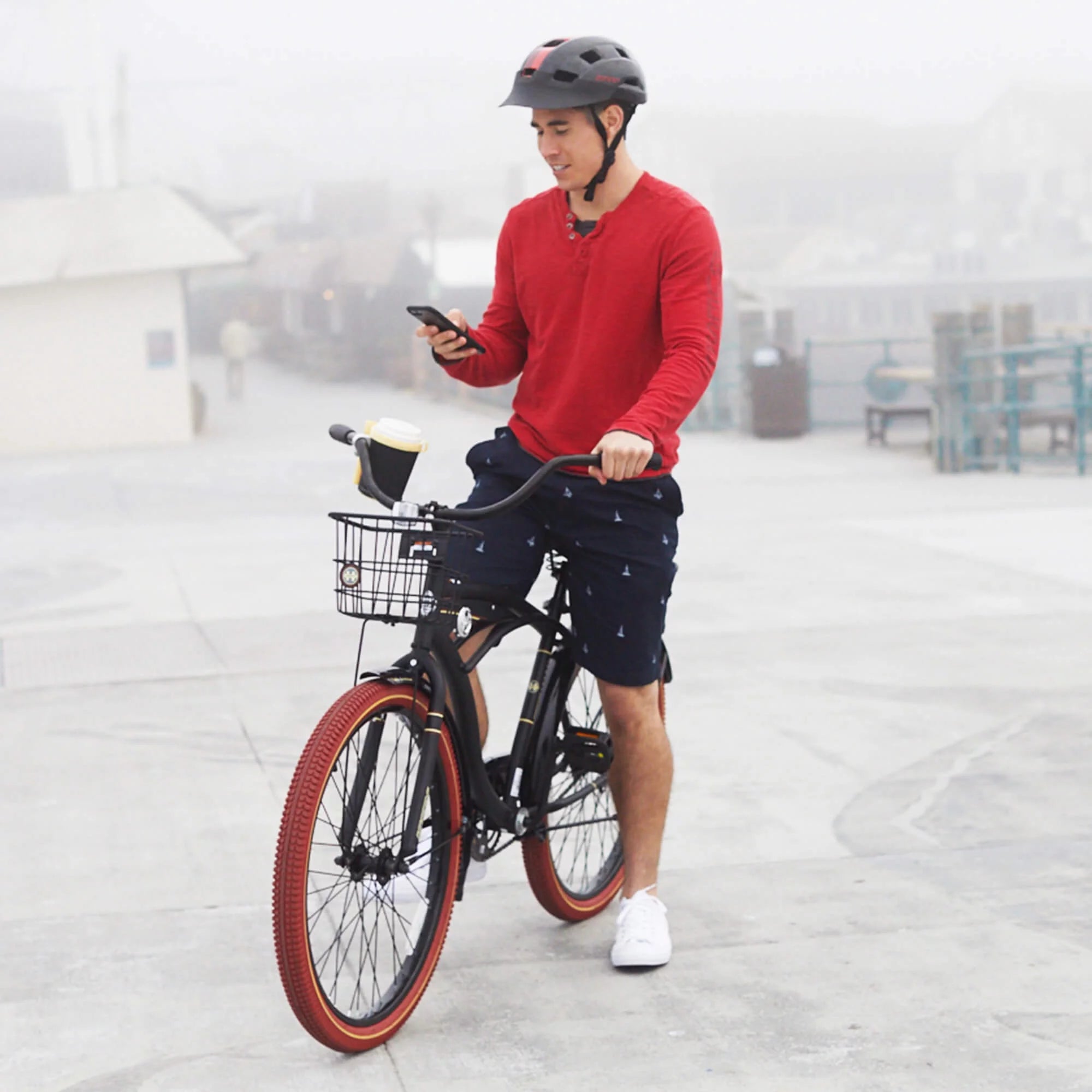 Huffy 26" Nel Lusso Men's Single-Speed Cruiser Bike, Charcoal H115248