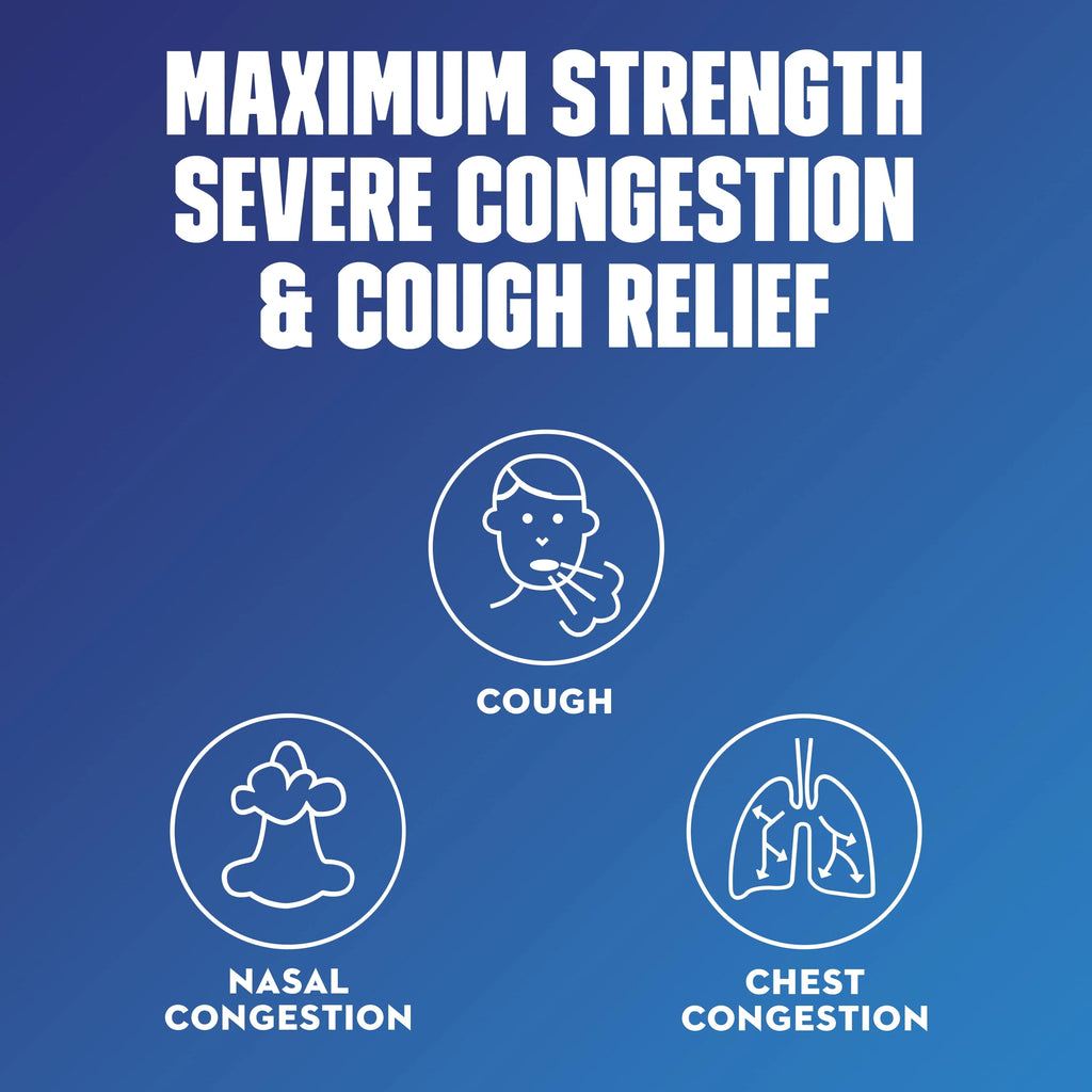 Mucinex Fast Max Severe Congestion & Cough Liquid Medicine, 6 fl oz V383