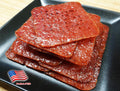 Singapore-Style Fire-Grilled Tender Pork Jerky (Original Flavor - Square Shaped 8 oz.) *Grilled Fresh to Your Order *Shipped the Same Day - L.A. Times "Handmade Gift" Winner