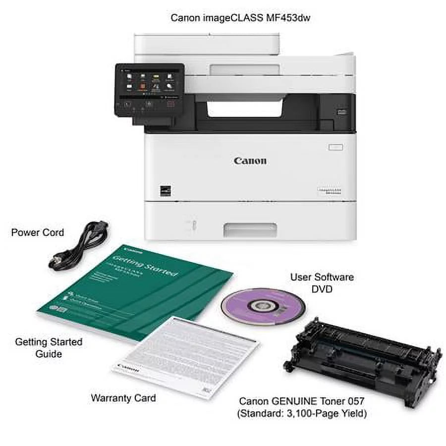Canon imageCLASS MF453dw Wireless Monochrome Multifunction Laser Printer P83221