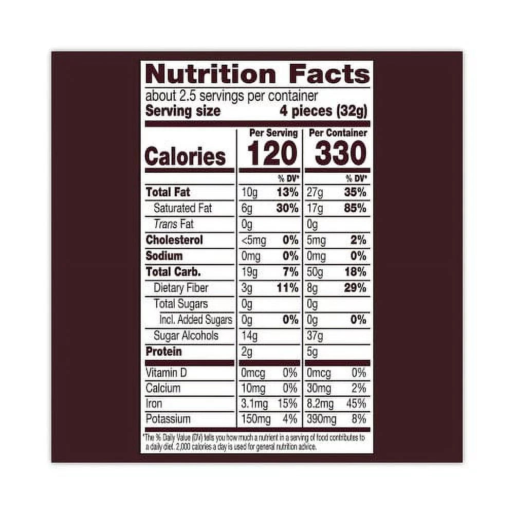 Hershey's Miniatures Special Dark Sugar-Free Chocolate, 3 oz Bag, 12 Bags G8362