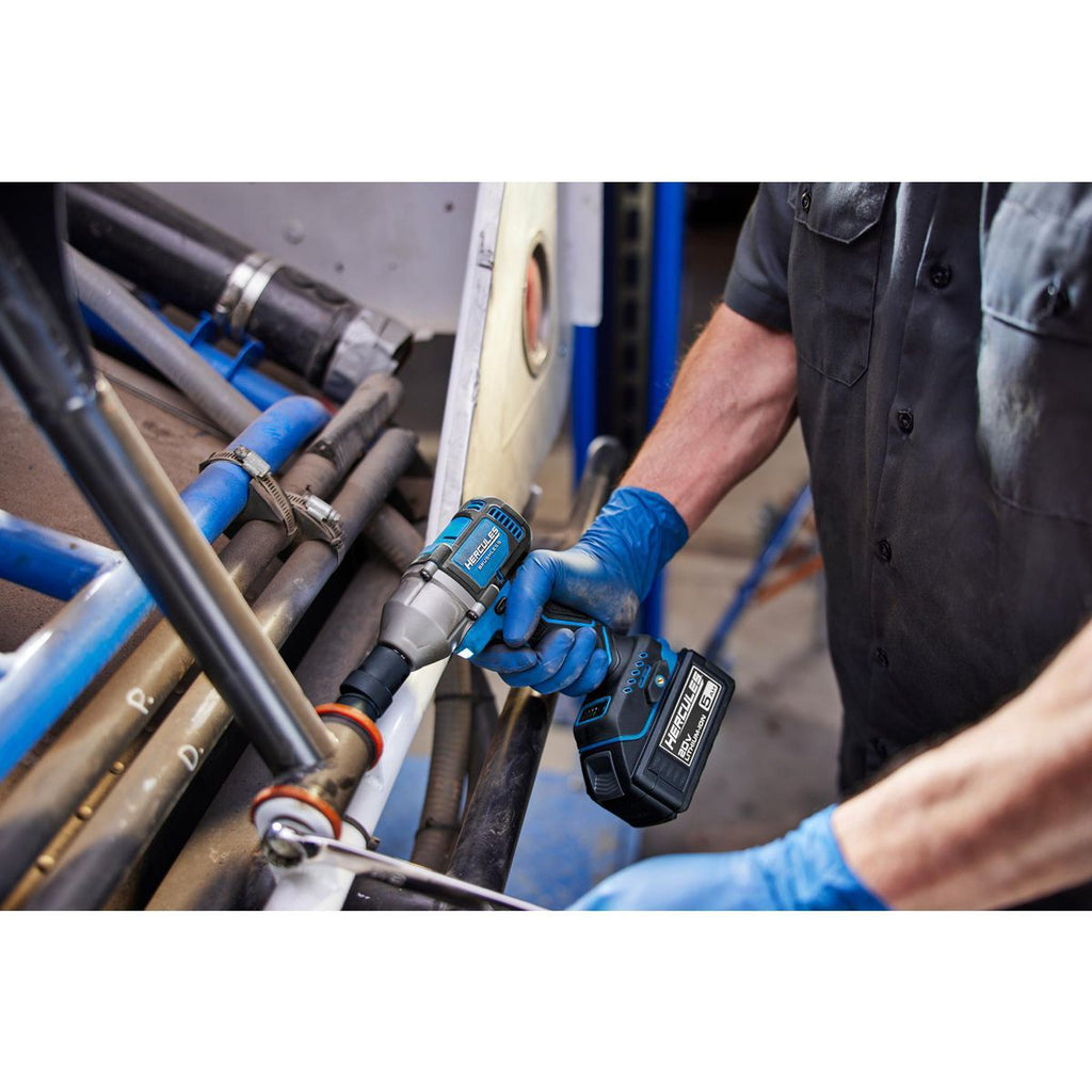 HERCULES 20V Brushless 1/2 in. Compact 4-Mode Impact Wrench, Tool Only F21797