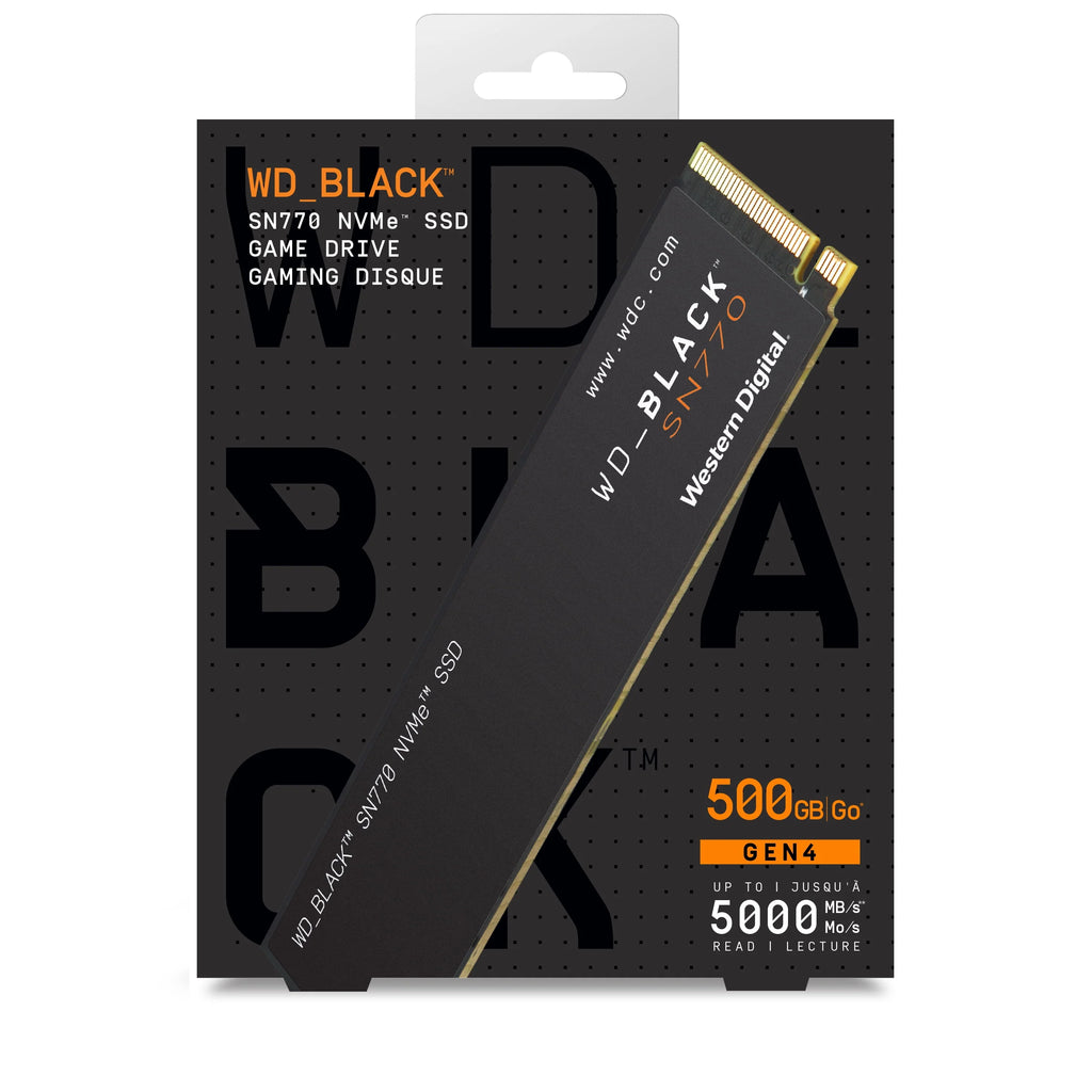 WD_BLACK 2TB SN770 NVMe PCIe 4.0 M.2 Internal SSD E6528
