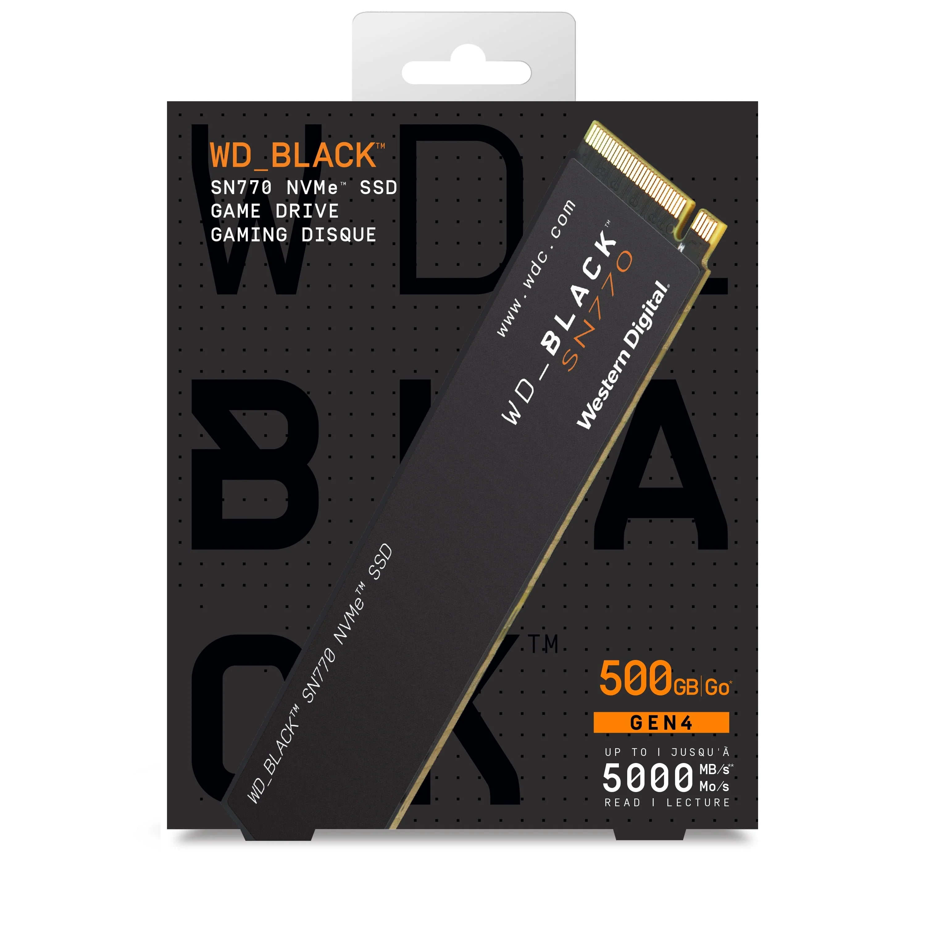 WD_BLACK 2TB SN770 NVMe PCIe 4.0 M.2 Internal SSD E6528