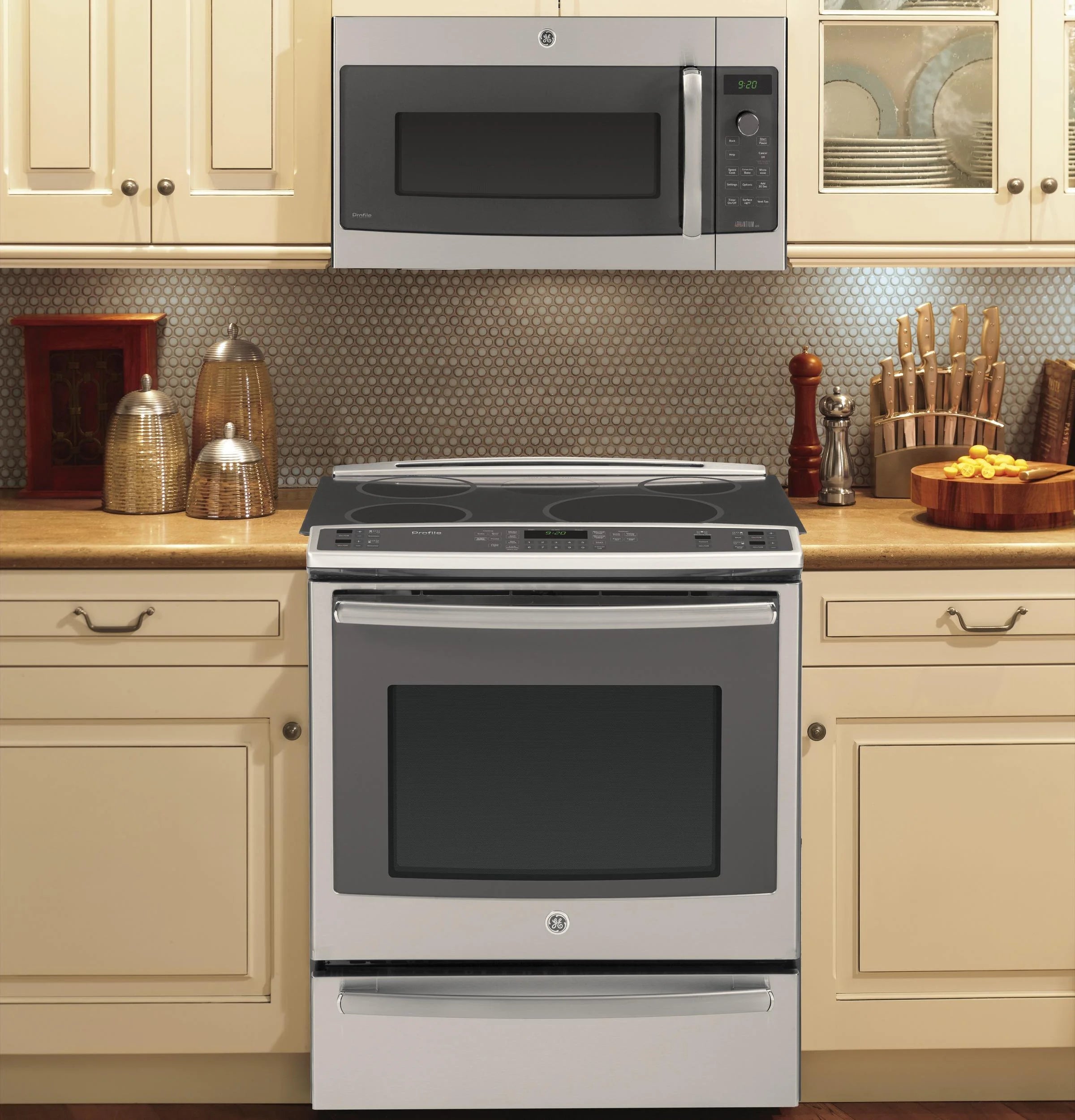 GE Profile Over the Range Oven with Advantium Technology PSA9120SPSS R5451