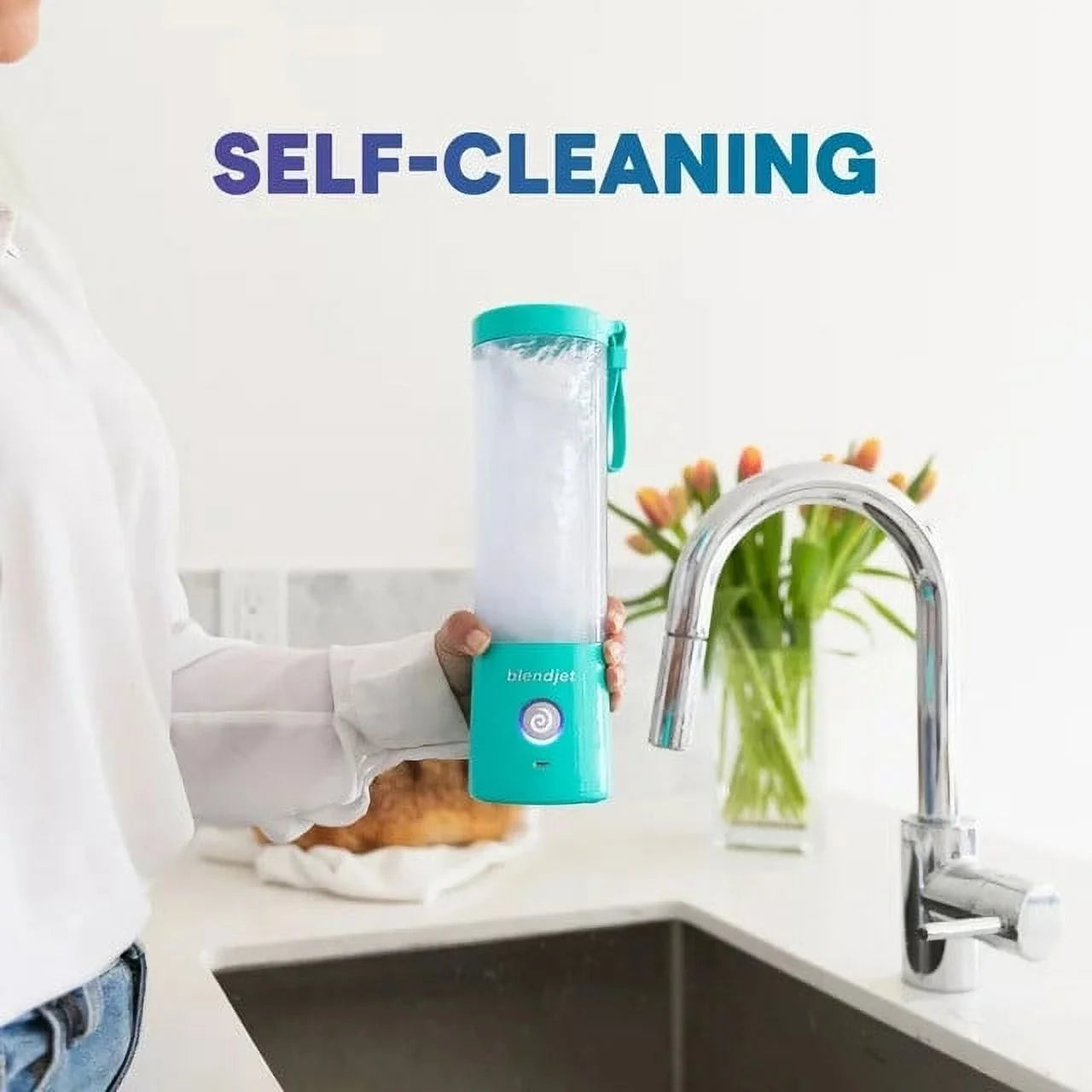Restored BlendJet 2 Portable Blender, 20 oz, Lavender X518983