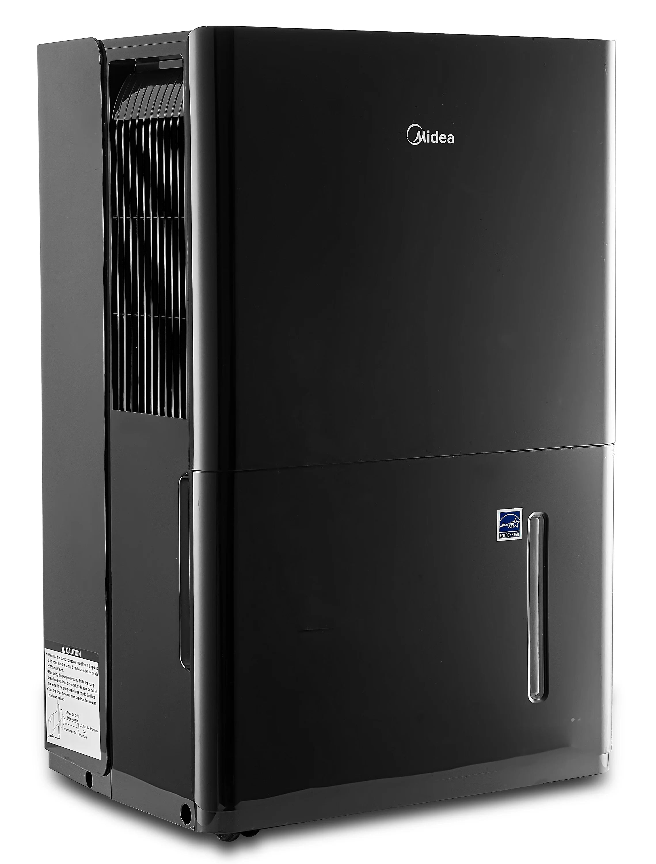 Midea 50-Pint Smart Dehumidifier with Pump, Energy Star, Black D8870