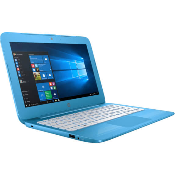 HP Stream 11-y010nr 11.6" Laptop, Celeron N3060, 4GB RAM, 32GB SSD, Aqua Blue V366760
