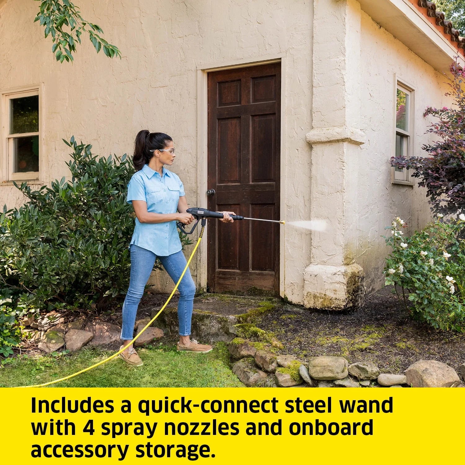 Karcher K1900PS 2375 Max PSI Electric Pressure Washer with 3 Nozzles V84517
