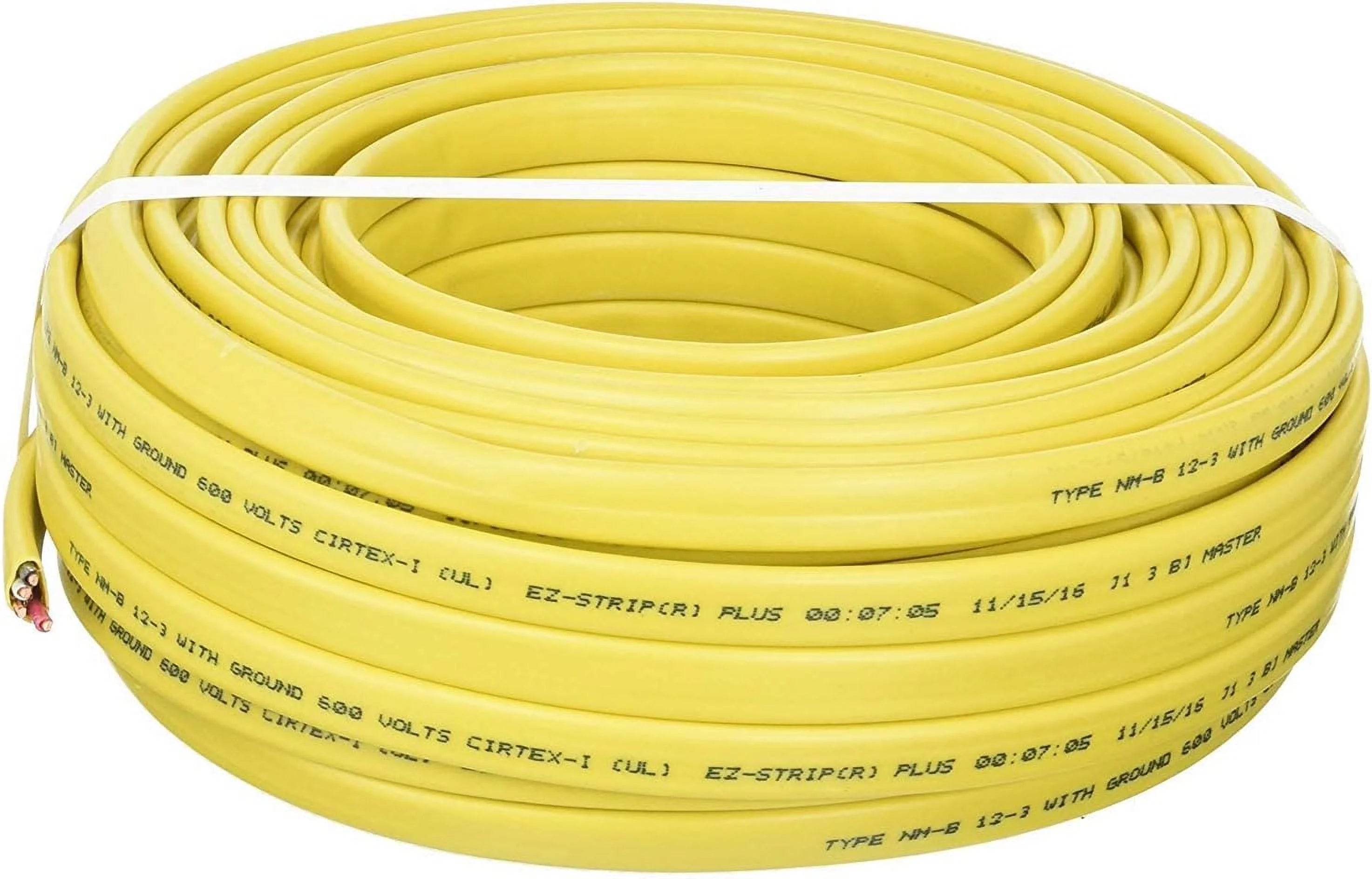 12/2 NM-B Non-Metallic Sheathed Cable, Residential Indoor Wire, 50FT Q161