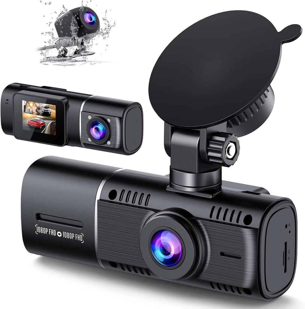 Dual Dash Cam Front and Inside 1080P for Cars with Motion Detection, 2 Pack Z784