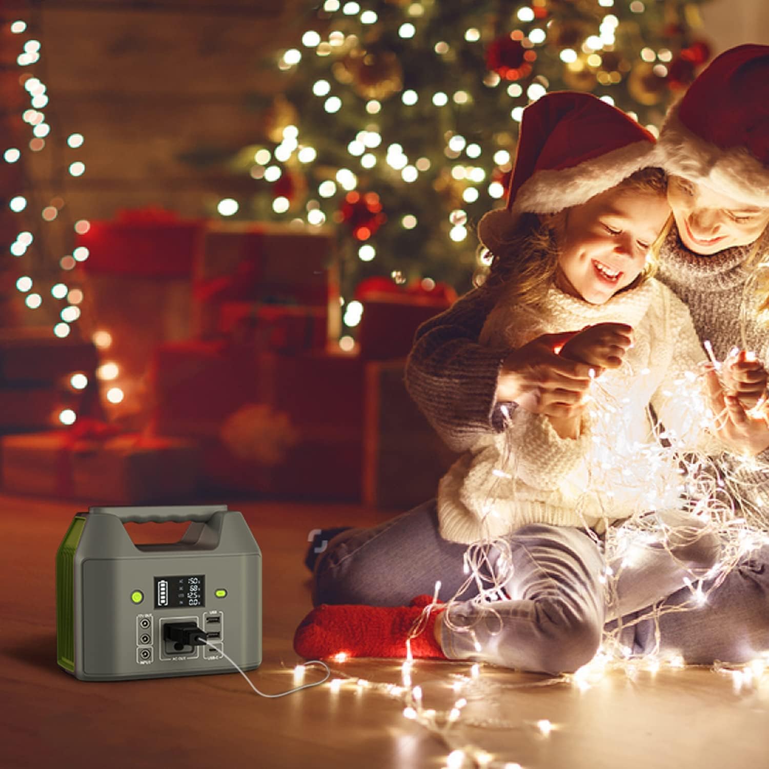 EnginStar Portable Power Station 155Wh 42000mAh AC Outlet 150W D706929