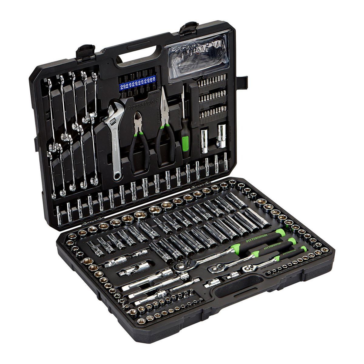 PITTSBURGH Mechanics Tool Set, 225-Piece L597
