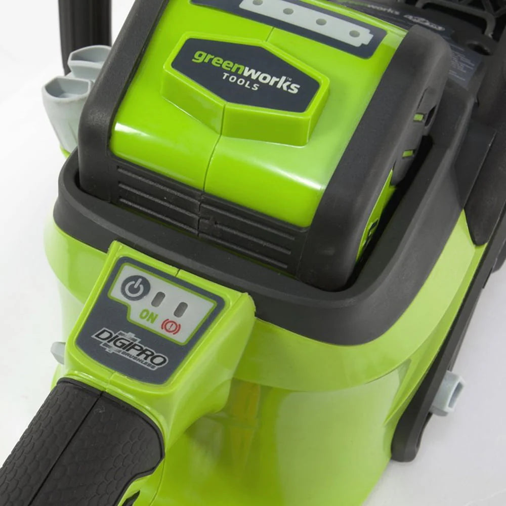 Greenworks 40V 16" Brushless Cordless Chainsaw with Battery and Charger T3142