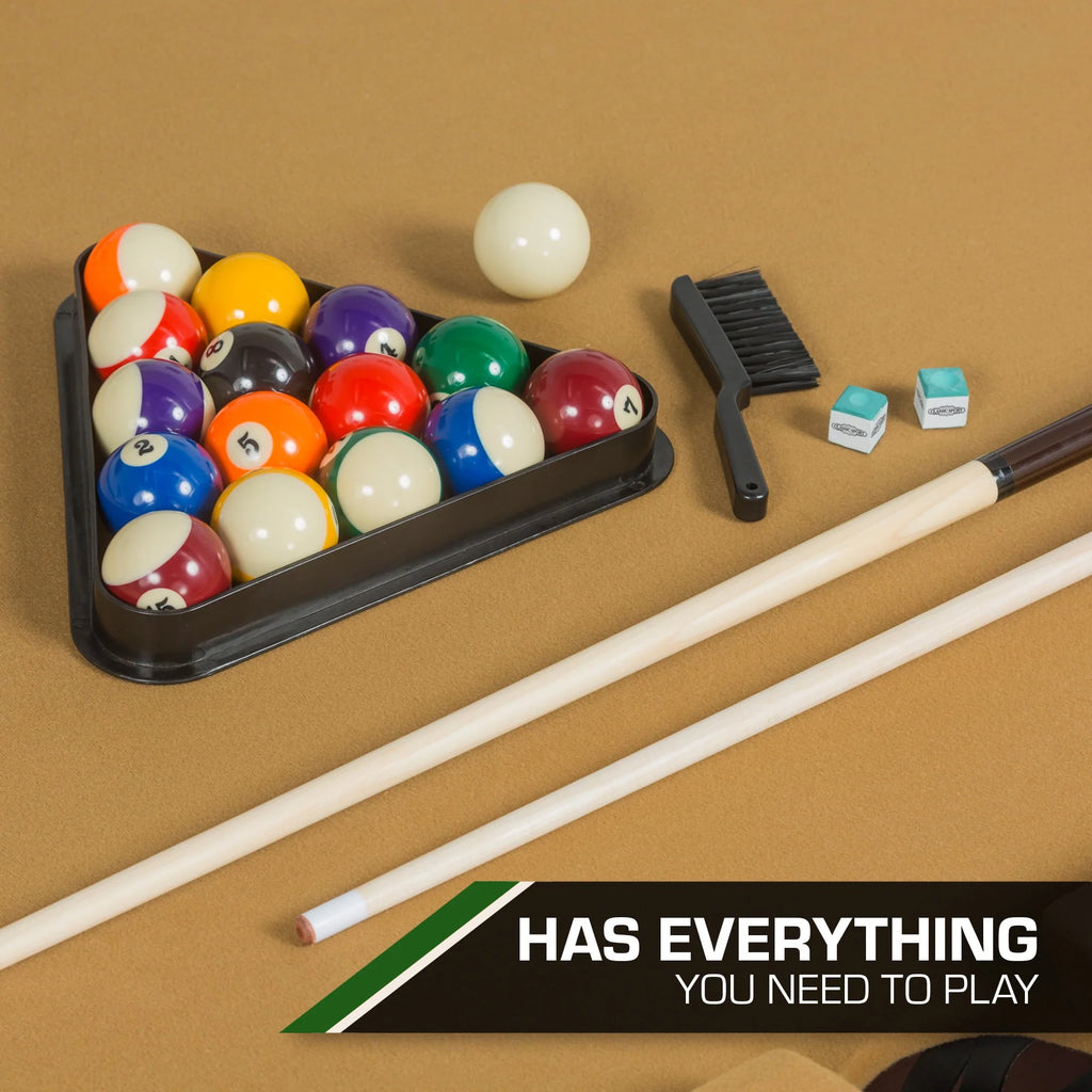 Classic Sports Brighton 87 Billiard Pool Table, Tan G11980
