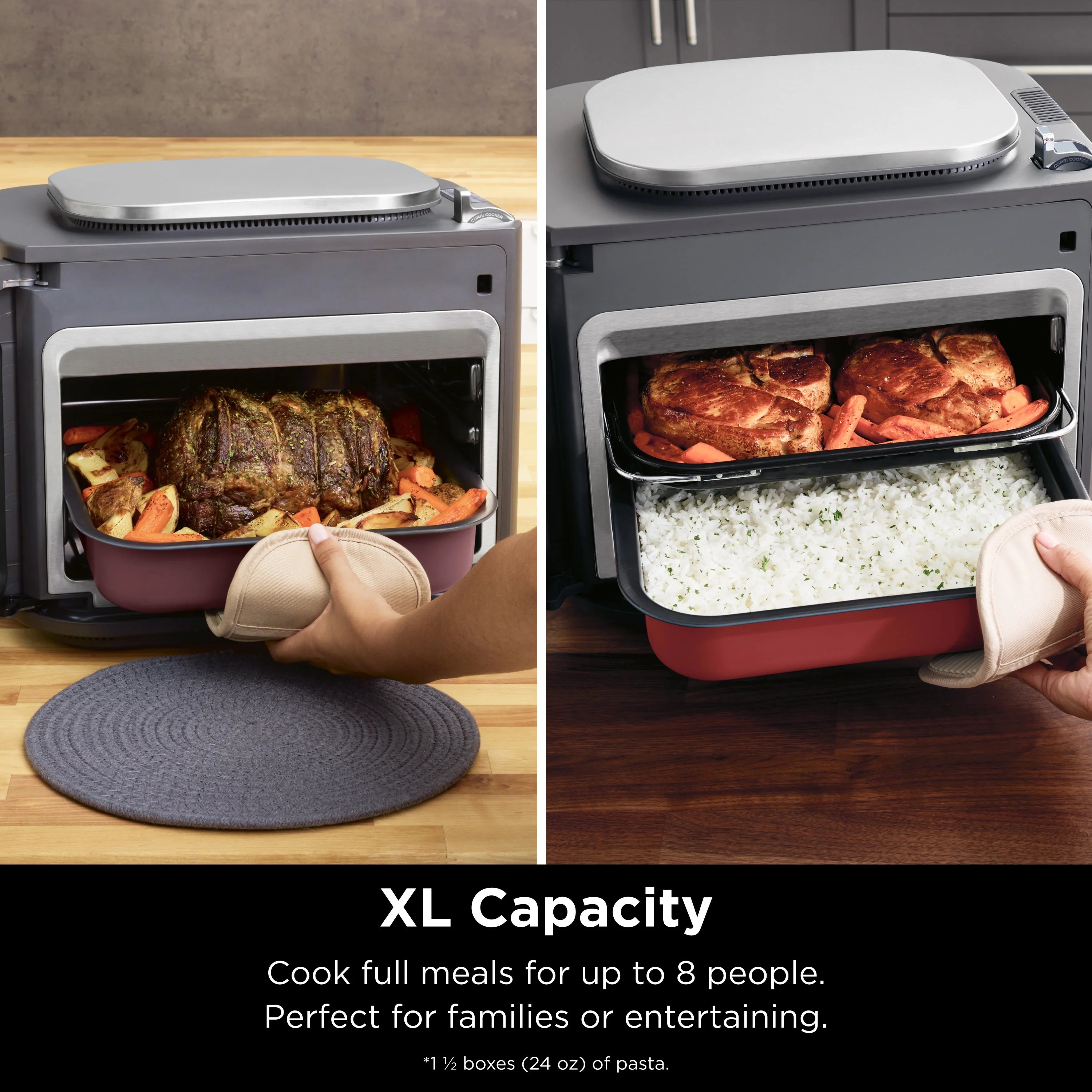 Ninja Combi All-in-One Multicooker, Oven & Air Fryer, Stainless Steel E793