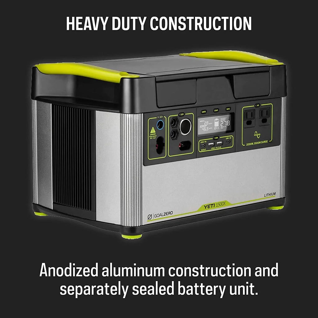 Goal Zero Yeti 1500X Portable Power Station 1516Wh Lithium Generator U645