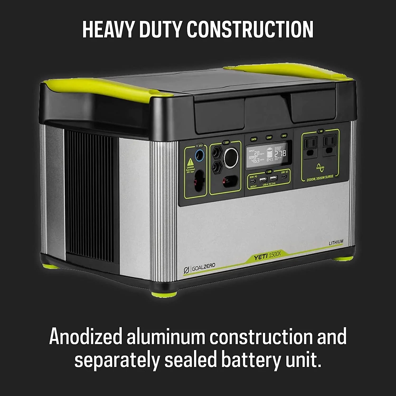 Goal Zero Yeti 1500X Portable Power Station 1516Wh Lithium Generator U645